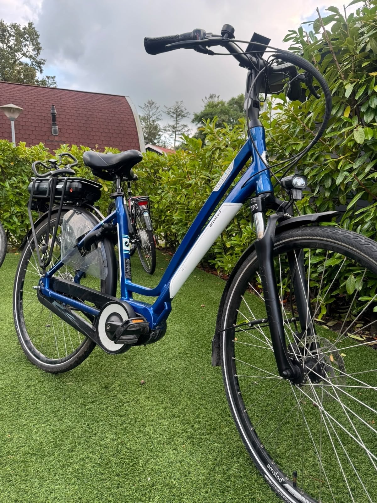 Amslod York MTX 2019 – elektrische fiets –Bafang middenmotor, Zo goed als nieuw, 51 tot 55 cm, 50 km per accu of meer, Ophalen