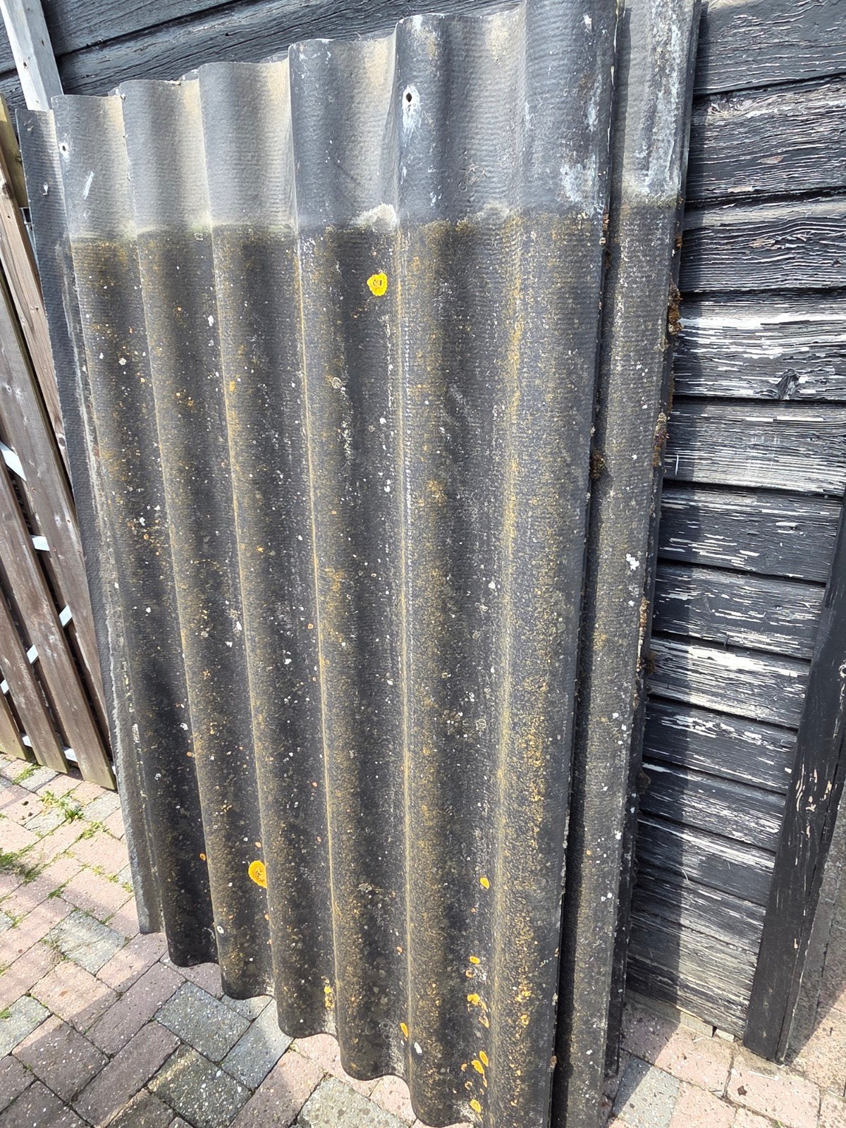 Golfplaten 110x183 voor dakbedekking - geen asbest, Doe-het-zelf en Verbouw, Ophalen, Gebruikt, Zwart, 15 m² of meer