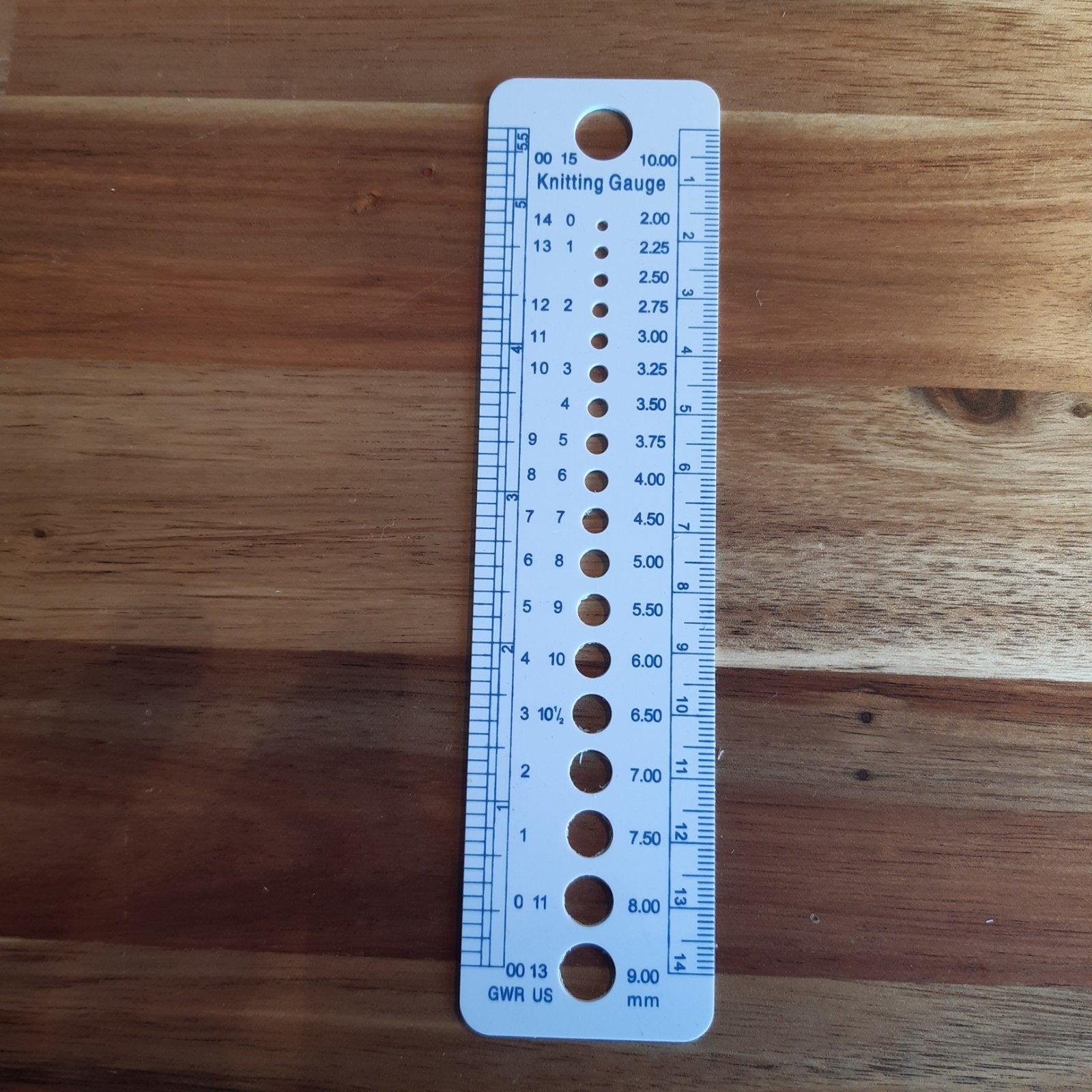 Nieuwe breinaalden meter - Knitting Gauge, Ophalen of Verzenden, Nieuw, Breien