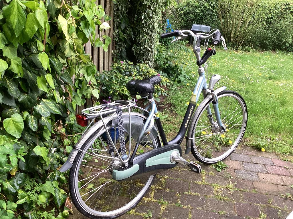 GAZELLE ORANGE DAMESFIETS frame 49 cm., Fietsen en Brommers, Fietsen | Dames | Damesfietsen, Ophalen, Gebruikt, 47 tot 50 cm, Versnellingen