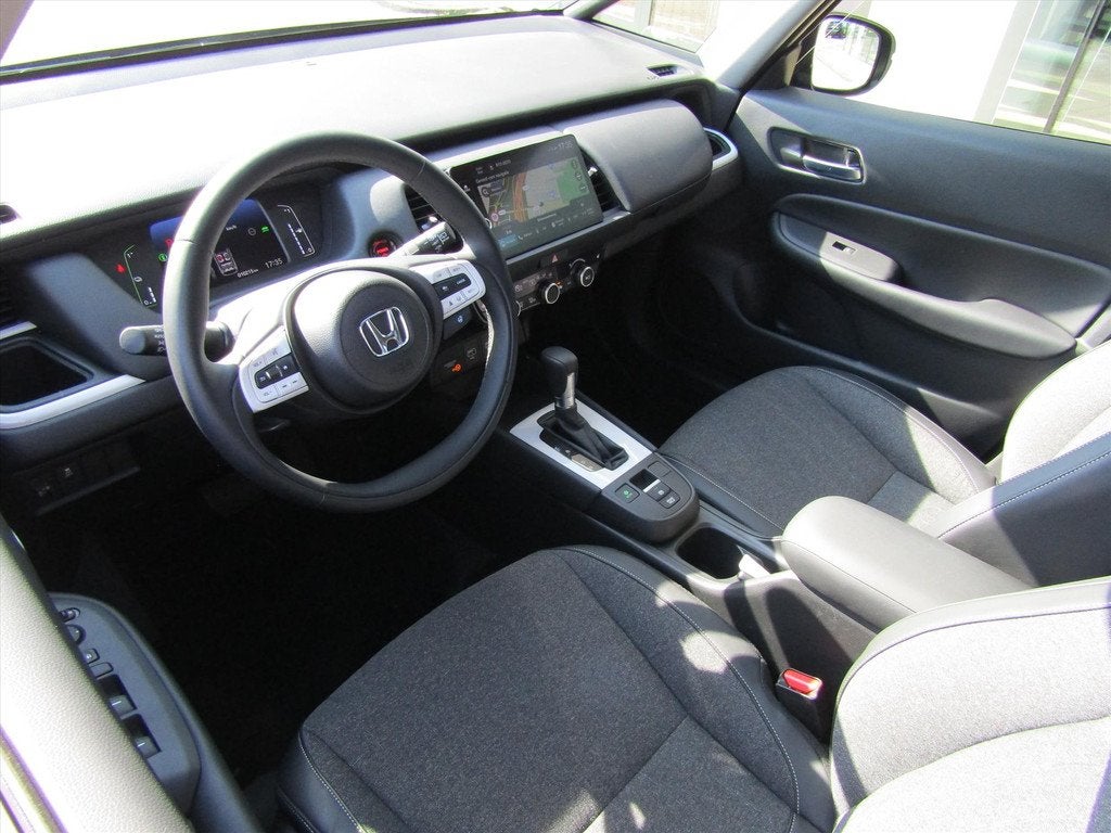 Honda Jazz 1.5 i-MMD 122pk Hybrid CVT Advance, Auto's, Honda, Automaat, 4 cilinders, Blauw, Leder en Stof