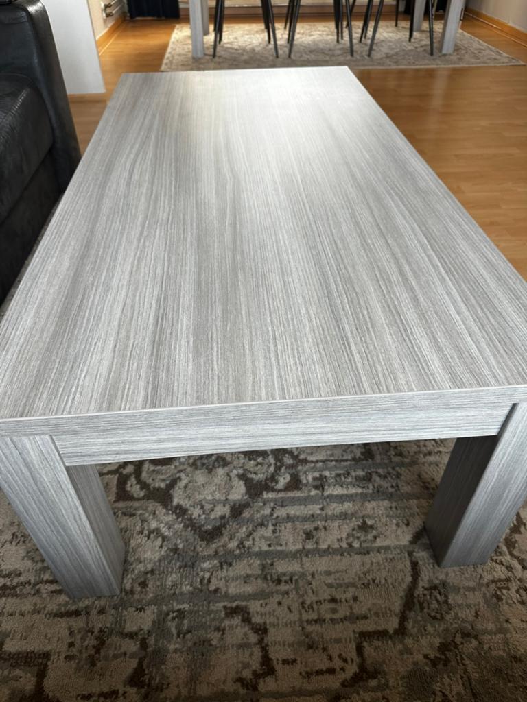 Grijs salon tafel, Gebruikt, 50 tot 100 cm, Leenbakker Tom serie, Rechthoekig