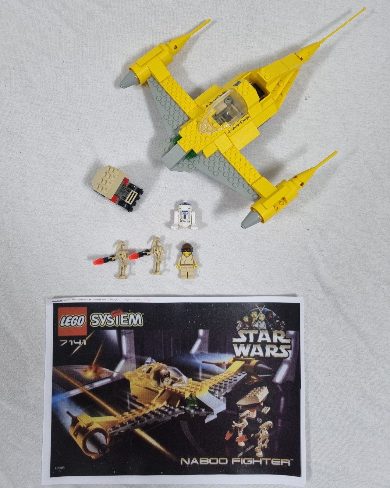 Lego SW 7141 Naboo Fighter, Kinderen en Baby's, Speelgoed | Duplo en Lego, Gebruikt, Star Wars, Lego, Ophalen of Verzenden