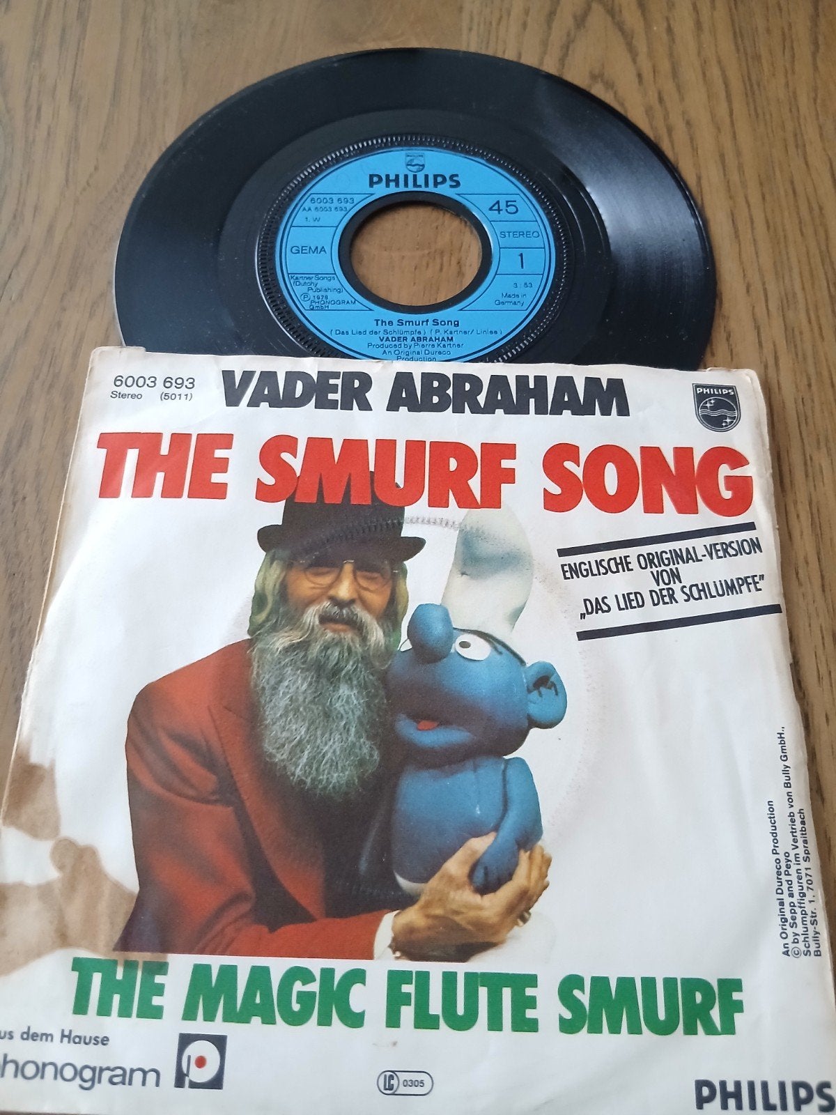 VINYL SINGLE   VADER ABRAHAM 1978, Ophalen of Verzenden, Zo goed als nieuw, Kinderen en Jeugd