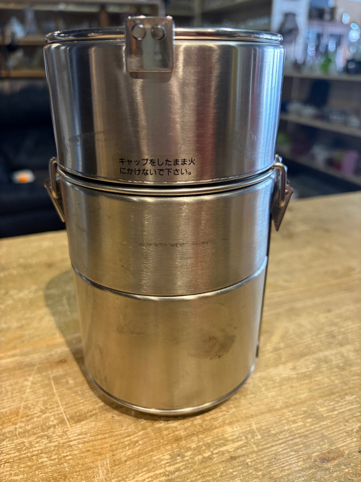 Vintage Kansai Attache 2 RVS Lunchbox/Voedselcontainer, Ophalen, Zilver, X, Overige merken