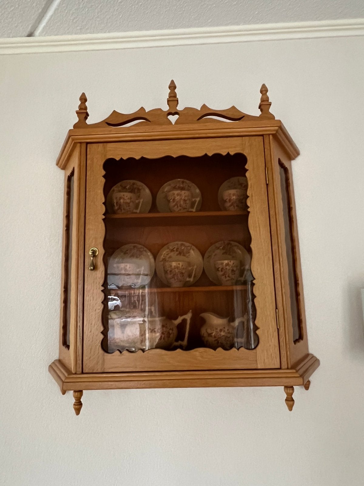 Hang servieskast nieuw.  Gemaakt door meubelmaker, Ophalen, Eikenhout, Nieuw, 50 tot 100 cm