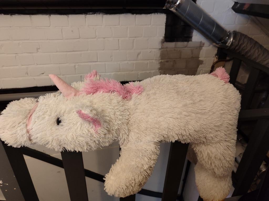 Unicorn knuffel, Ophalen of Verzenden, Zo goed als nieuw
