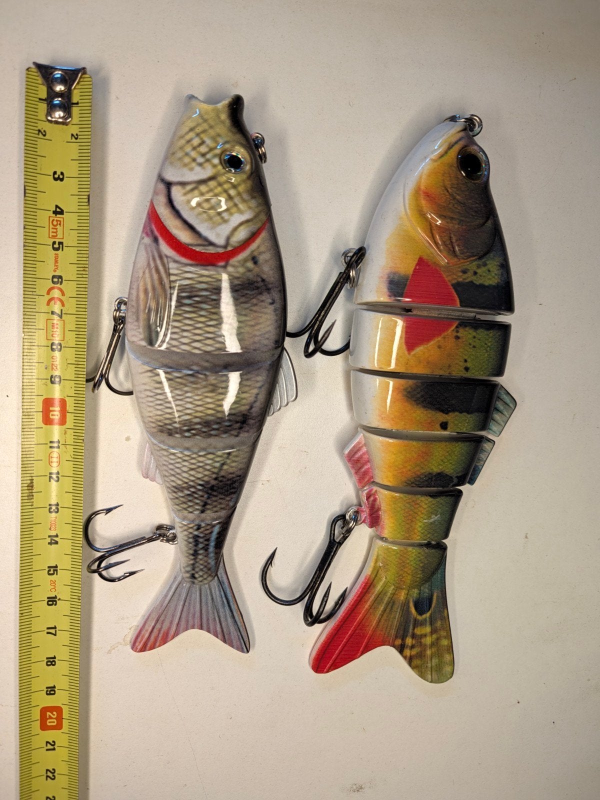 2x grote Swimbait. kunstaas, Ophalen of Verzenden, Zo goed als nieuw, Overige typen