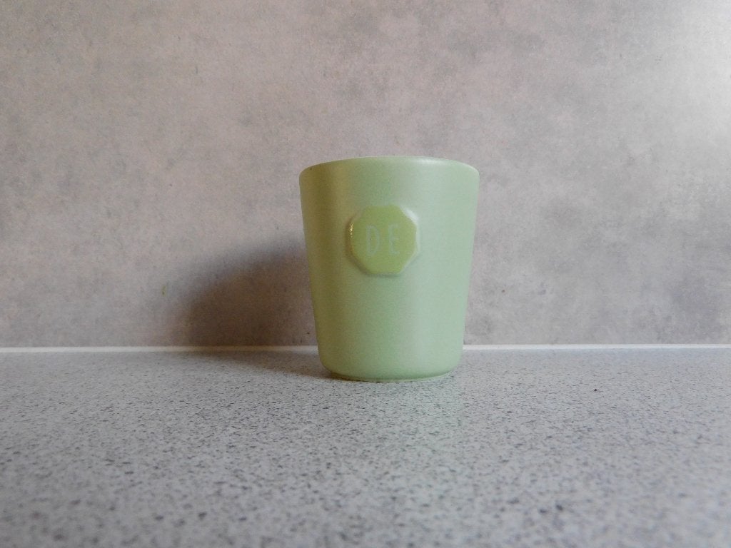 Mok 180 ml. Puur Royal Raja Groen Douwe Egberts, Overige merken, Zo goed als nieuw, Overige stijlen, Porselein