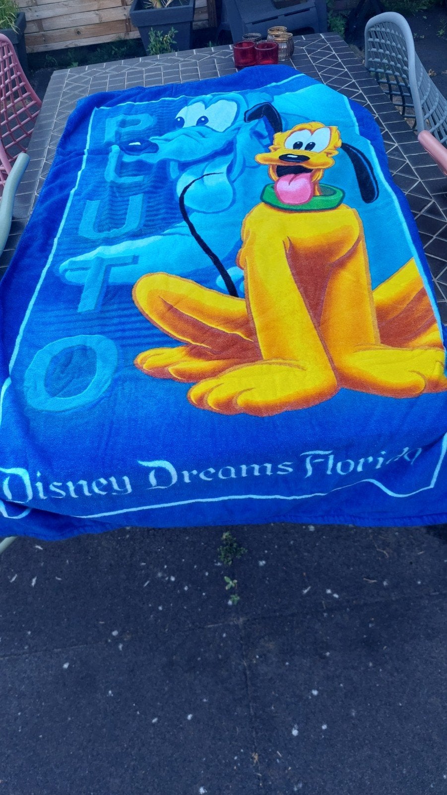 Disney Pluto Strandlaken - Disney Dreams Florida, Verzamelen, Ophalen of Verzenden