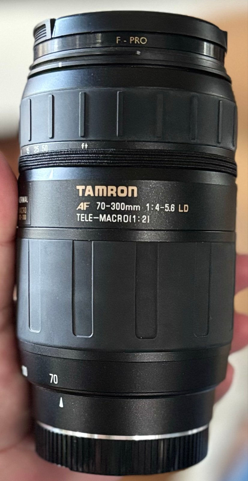 Tamron AF 70-300mm F/4-5.6 LD Tele-Macro lens Sony vatting, Gebruikt, Tamron, Zonnekap, Sony A-mount