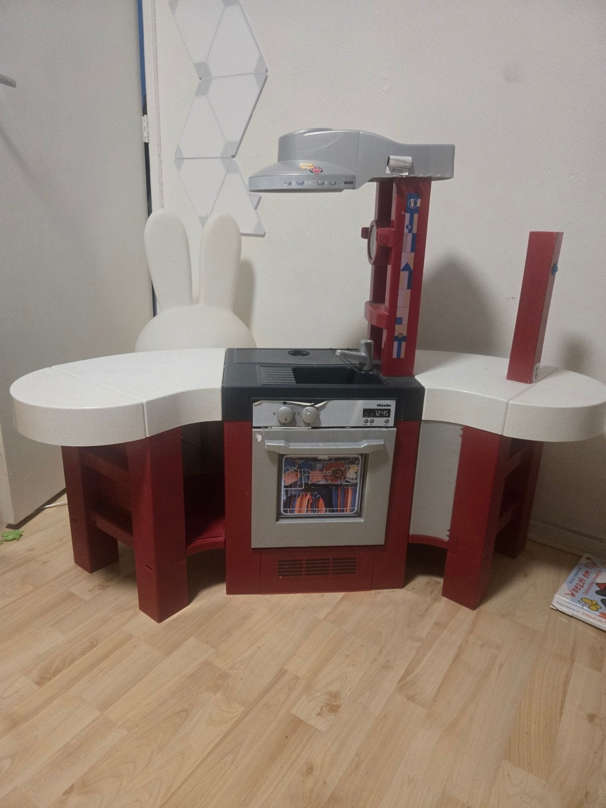Grote speelkeuken met benodigheden, Ophalen