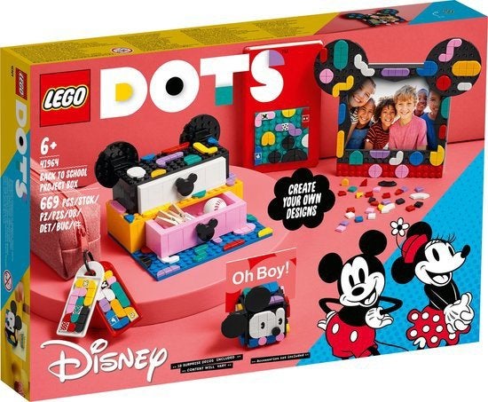 45% Korting op Lego DOTS 41964 Mickey Mouse & Minnie Mouse, Overige thema's, Lego, Nieuw, Ophalen of Verzenden