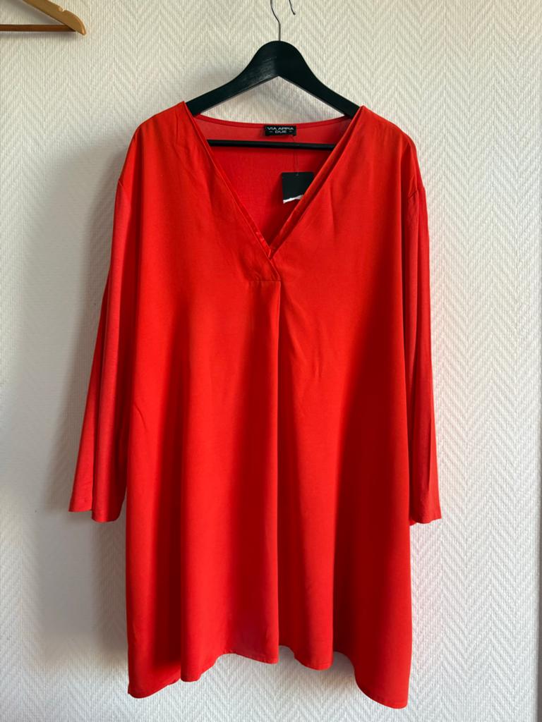 Via Appia Due Maat 56/58, Kleding | Dames, Grote Maten, Ophalen of Verzenden, Nieuw, Oranje, Blouse of Tuniek