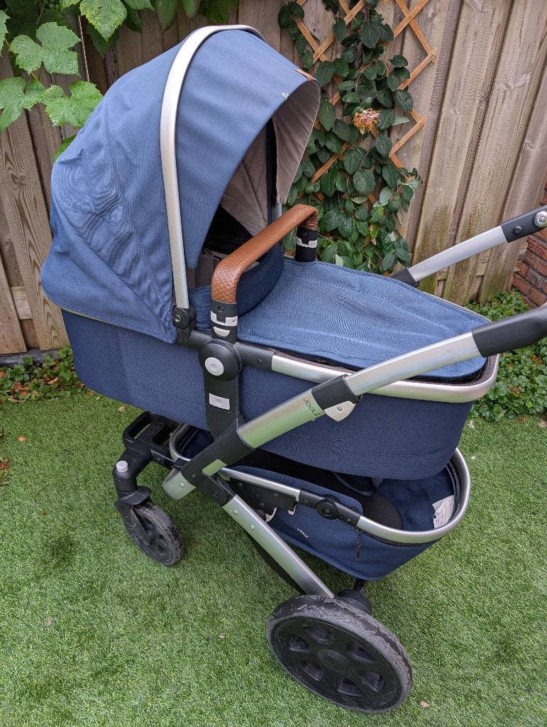 Joolz Geo 2 kinderwagen - Donkerblauw, Kinderen en Baby's, Kinderwagens en Combinaties, Gebruikt, Combiwagen, Verstelbare duwstang