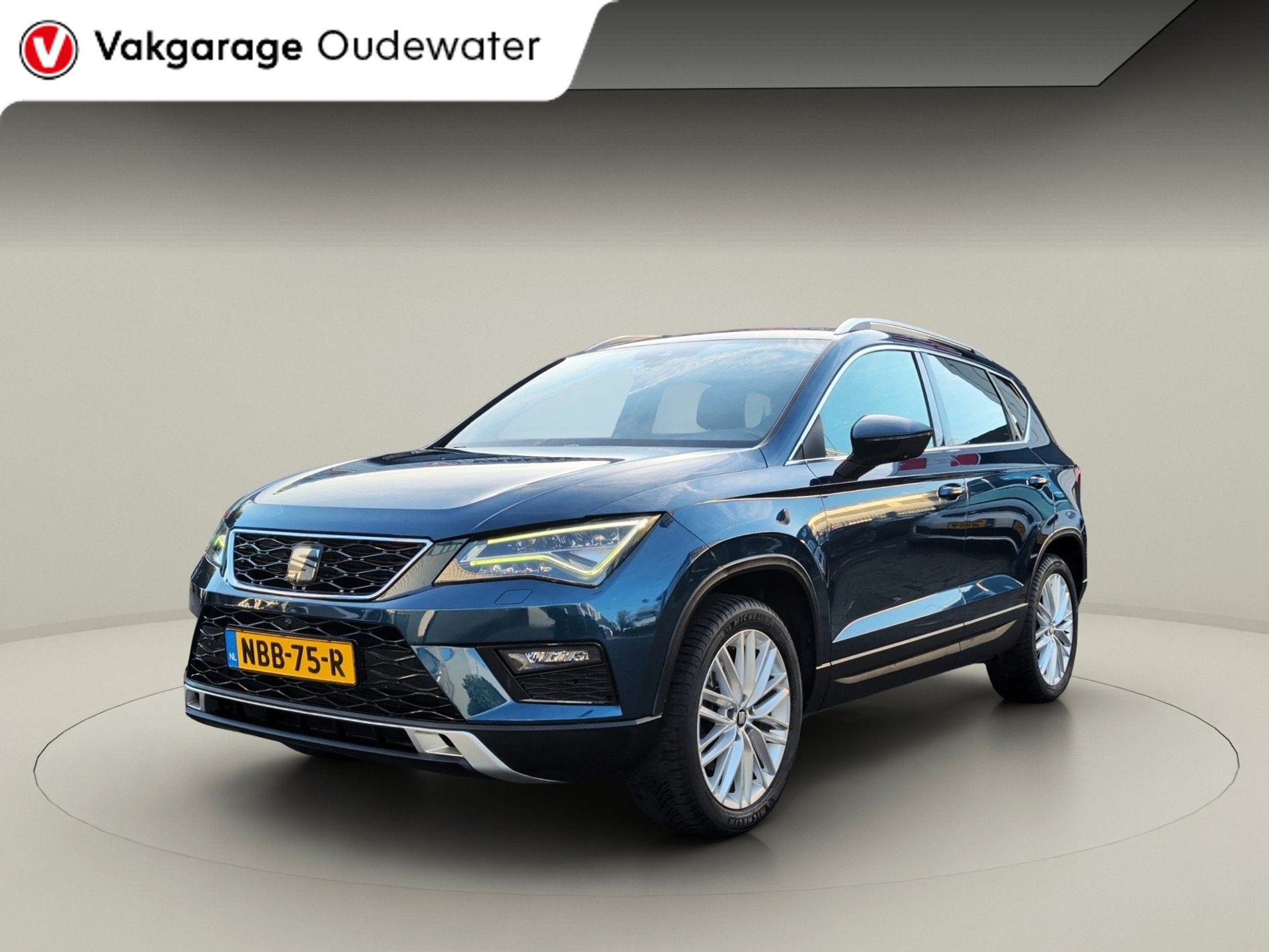 Seat ATECA 1.5 TSI 4Drive Xcellence Business Intense * Leer, Auto's, Verwarmde buitenspiegels, 15 km/l, 4 cilinders, Blauw