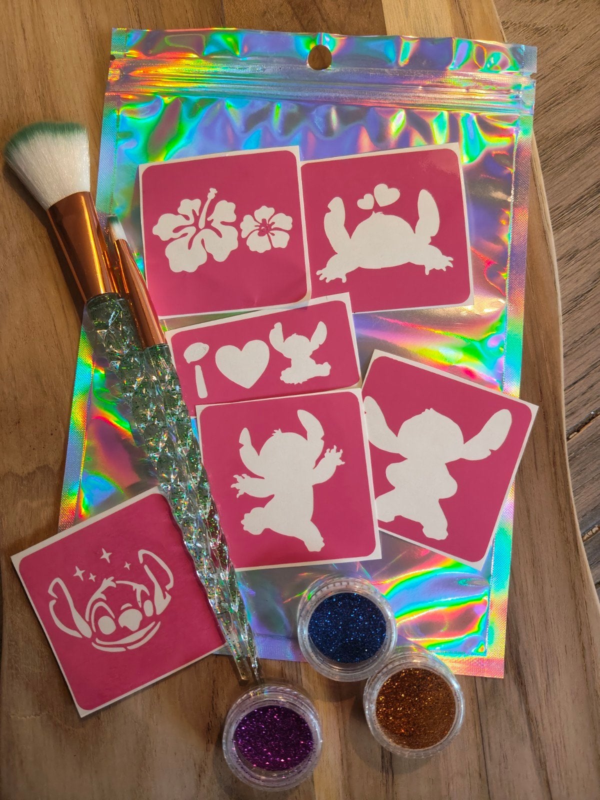 Glittertattoo setjes, Ophalen of Verzenden, Nieuw, Schmink
