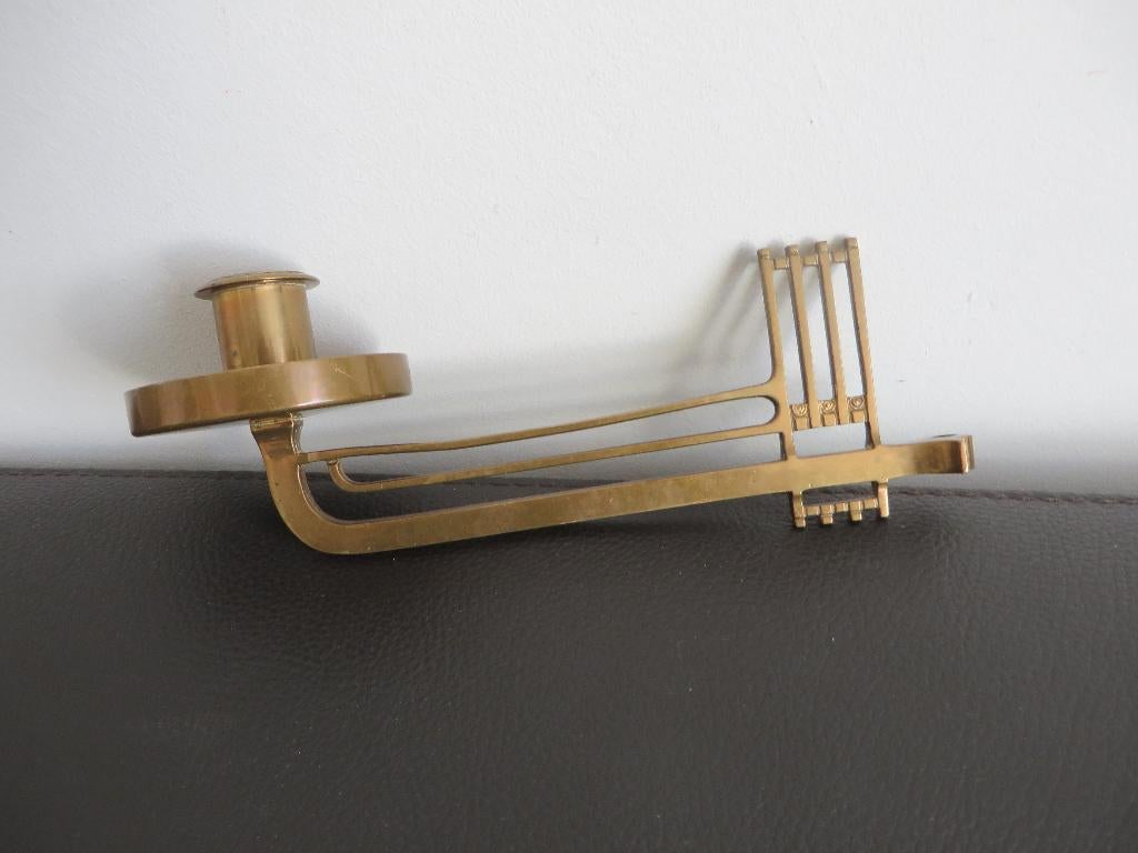 Jugendstil piano kandelaar, brons, Duitsland, rond 1900, Ophalen of Verzenden, Brons