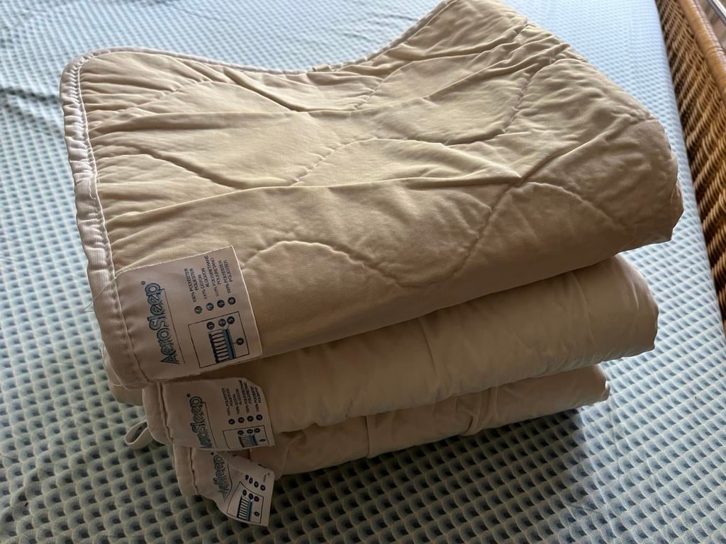 3x topper Aerosleep kinderledikant, Ophalen, Gebruikt, Minder dan 140 cm, Matras