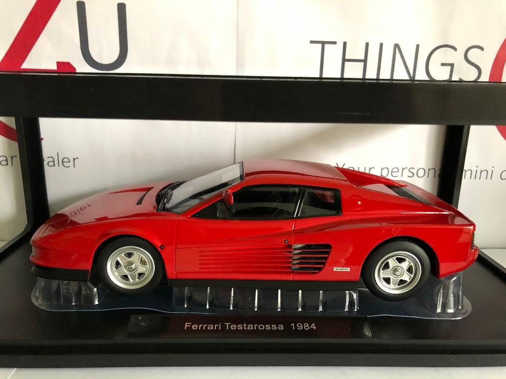 KK-Scale 1:18 Ferrari Testarossa Monospecchio 1984 rood, Hobby en Vrije tijd, Modelauto's | 1:18, Ophalen of Verzenden, Nieuw