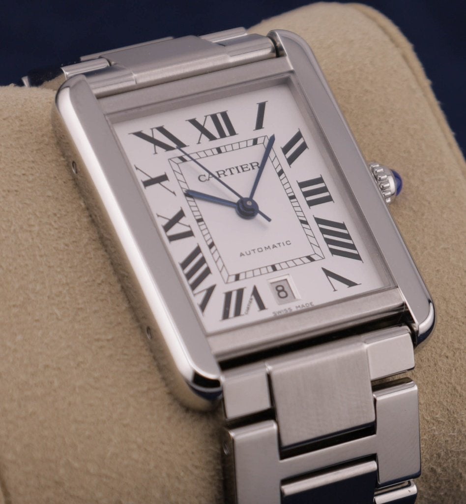 Cartier Tank W5200028, Ophalen of Verzenden, Nieuw, Staal, Overige merken