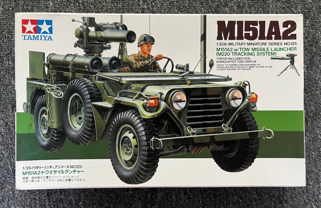 Tamiya M151A2 TOW missile launcher 1/35, Auto, 1:32 tot 1:50, Nieuw, Ophalen of Verzenden