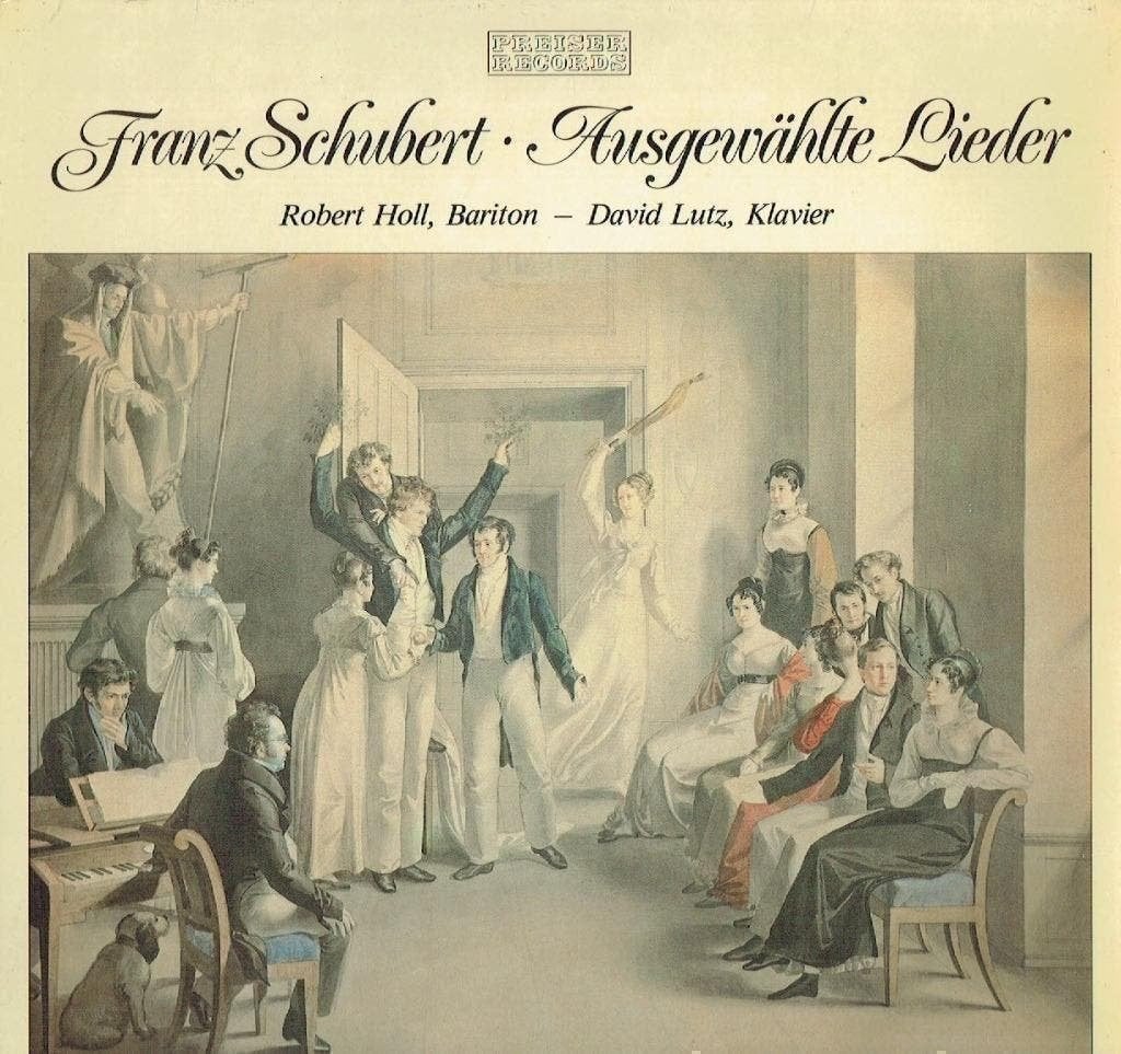 Robert Holl, David Lutz, Franz Schubert – Ausgewählte Lieder, Kamermuziek, Ophalen of Verzenden, Zo goed als nieuw, 12 inch