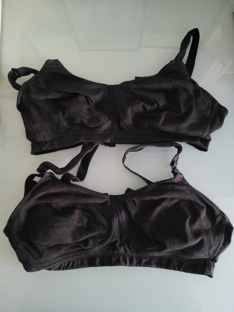 2x borstvoedingsbh maat 90D, Bonprix, Verzenden, Zwart, BH