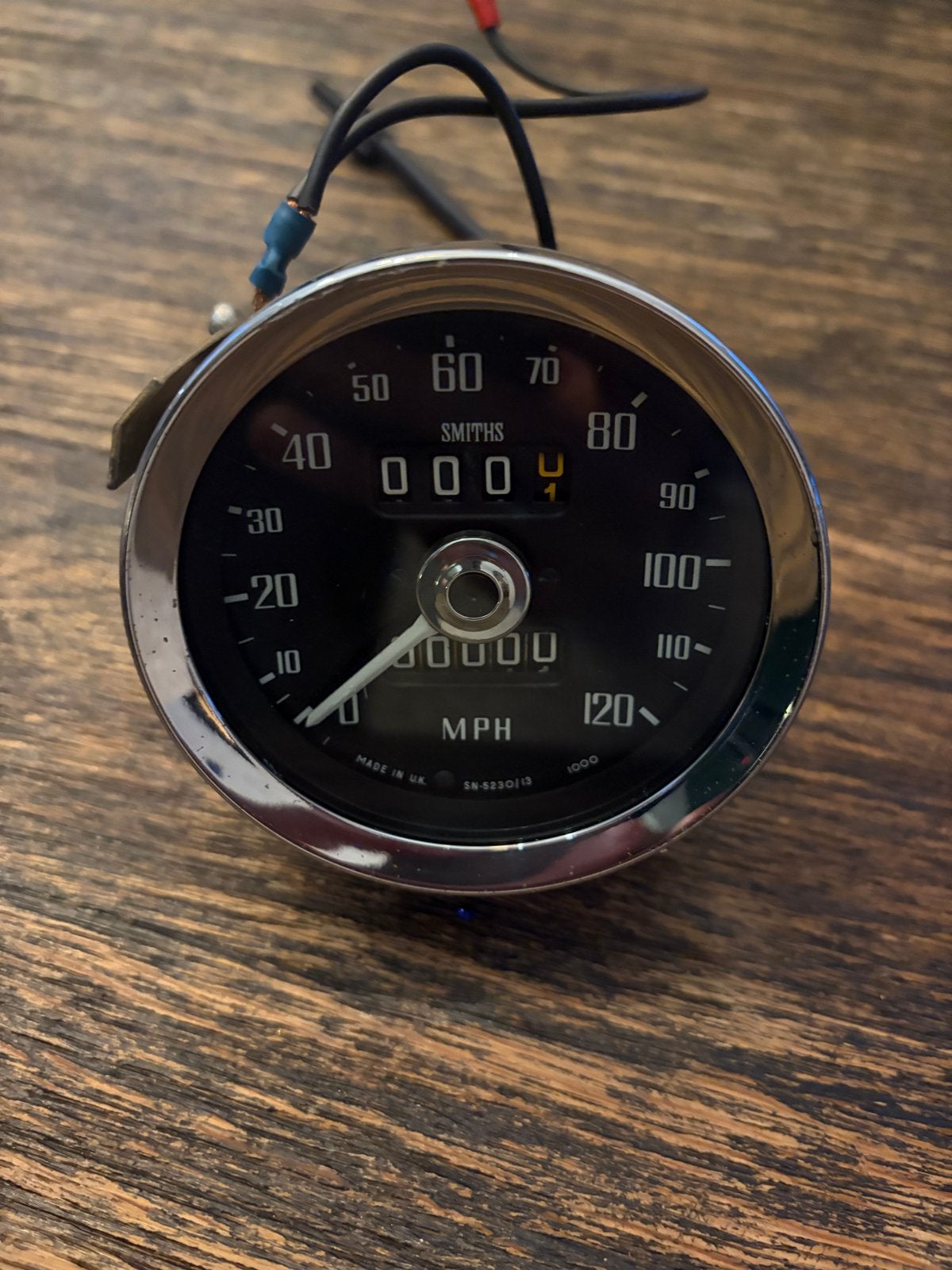 Smiths snelheidsmeter voor klassieke auto's (MPH), Ophalen of Verzenden, Gebruikt, Oldtimer onderdelen