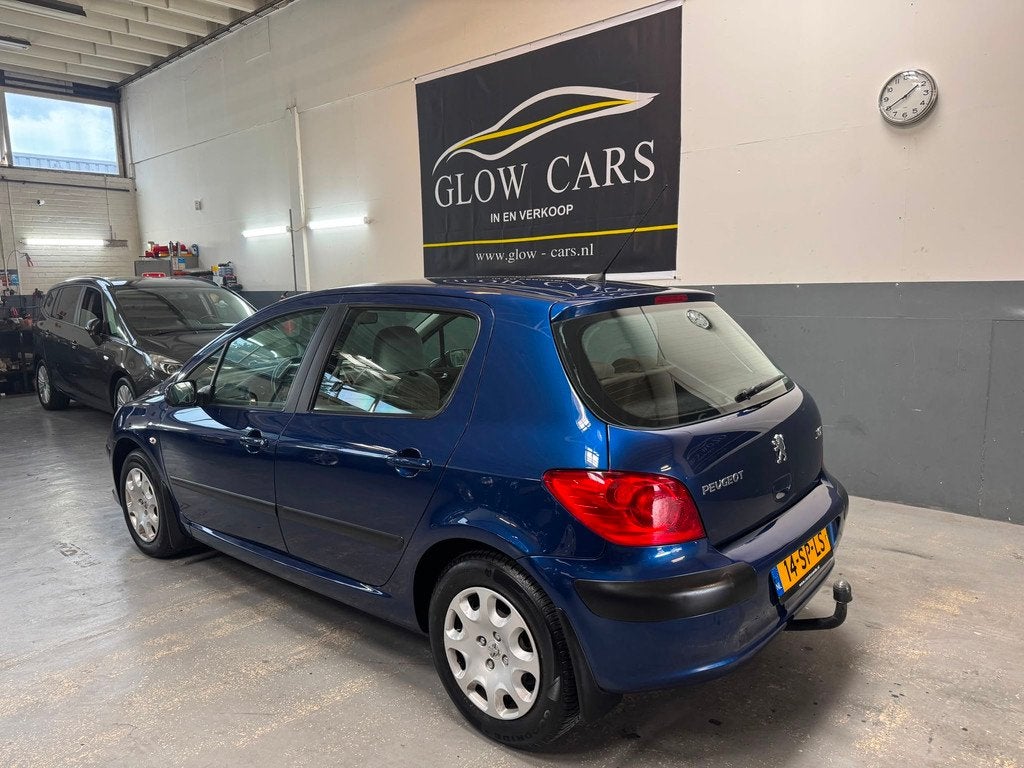 Peugeot 307 1.6-16V XT |AIRCO|CRUISE|RADIO|TREKHAAK|, Auto's, Peugeot, Gebruikt, 4 cilinders, Blauw, Origineel Nederlands
