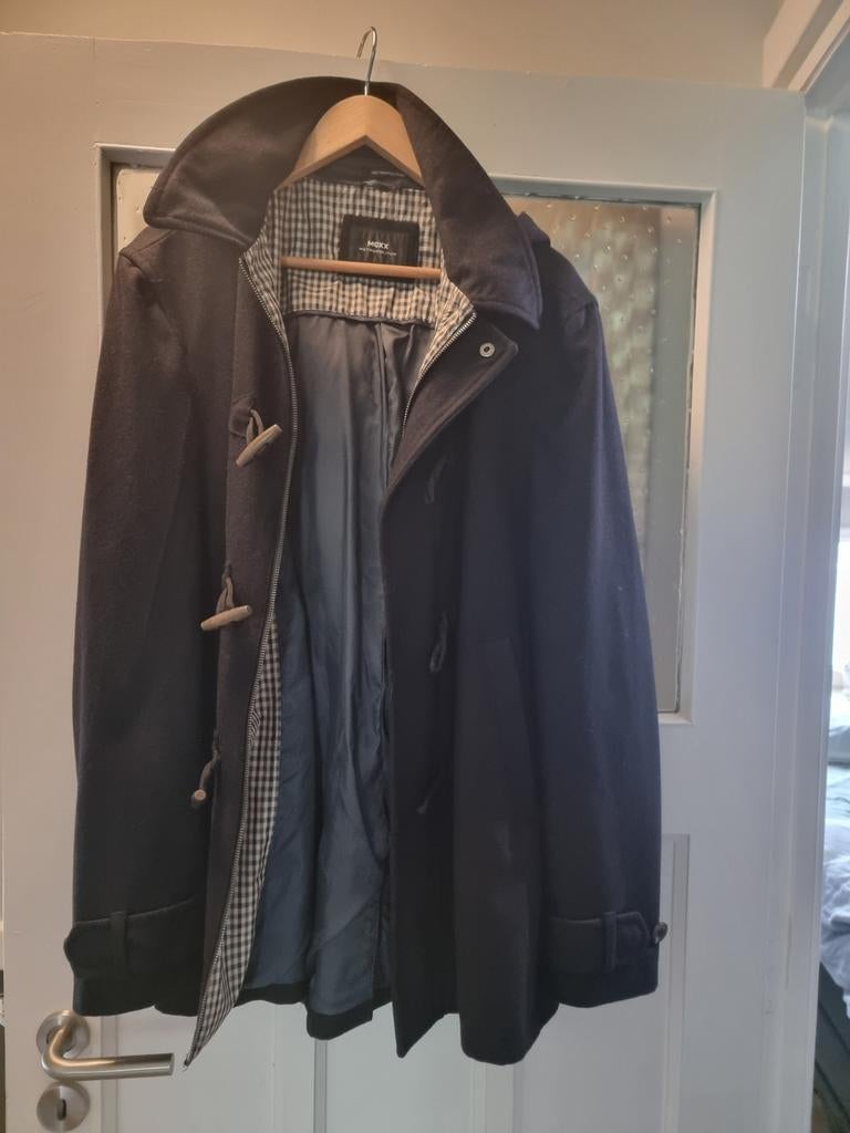 MEXX Duffle Coat - Donkerblauw, Maat L, Kleding | Heren, Maat 52/54 (L), Blauw, Ophalen of Verzenden, Zo goed als nieuw