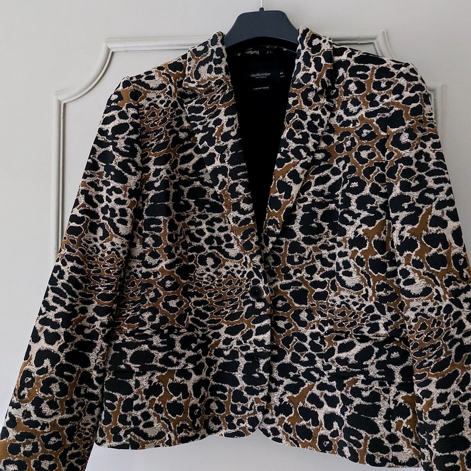 Claudia Sträter blazer met luipaardprint, maat 44, Kleding | Dames, Meerkleurig, Maat 42/44 (L), Ophalen of Verzenden, Zo goed als nieuw