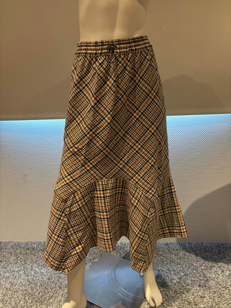 Moliin geruite rok maat m, Maat 38/40 (M), Bruin, ., Ophalen of Verzenden