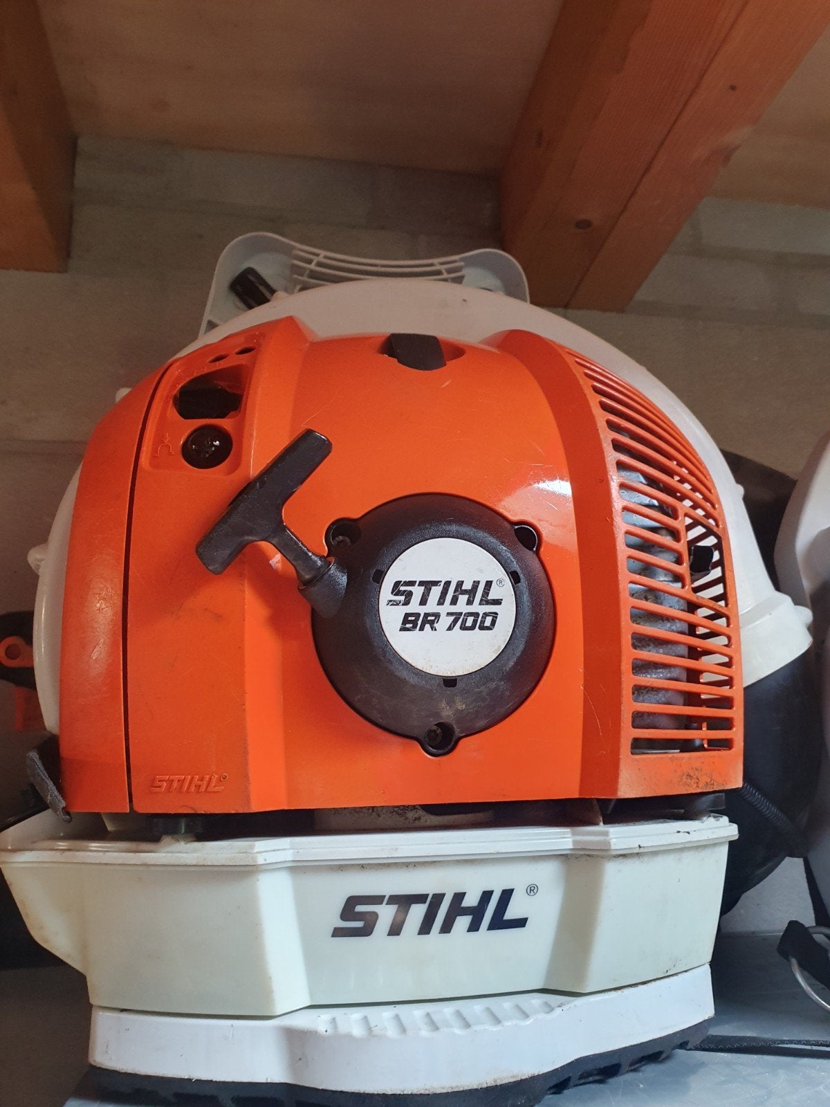 stihl br 700 bladblazer, Tuin en Terras, Bladblazers, Ophalen, Gebruikt, Benzine