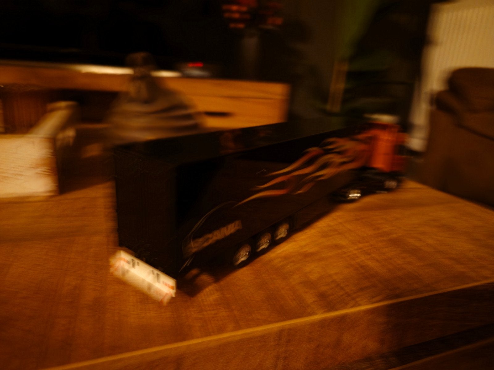 scania met vlam oplegger, Tekno, T, Nieuw, Tekno