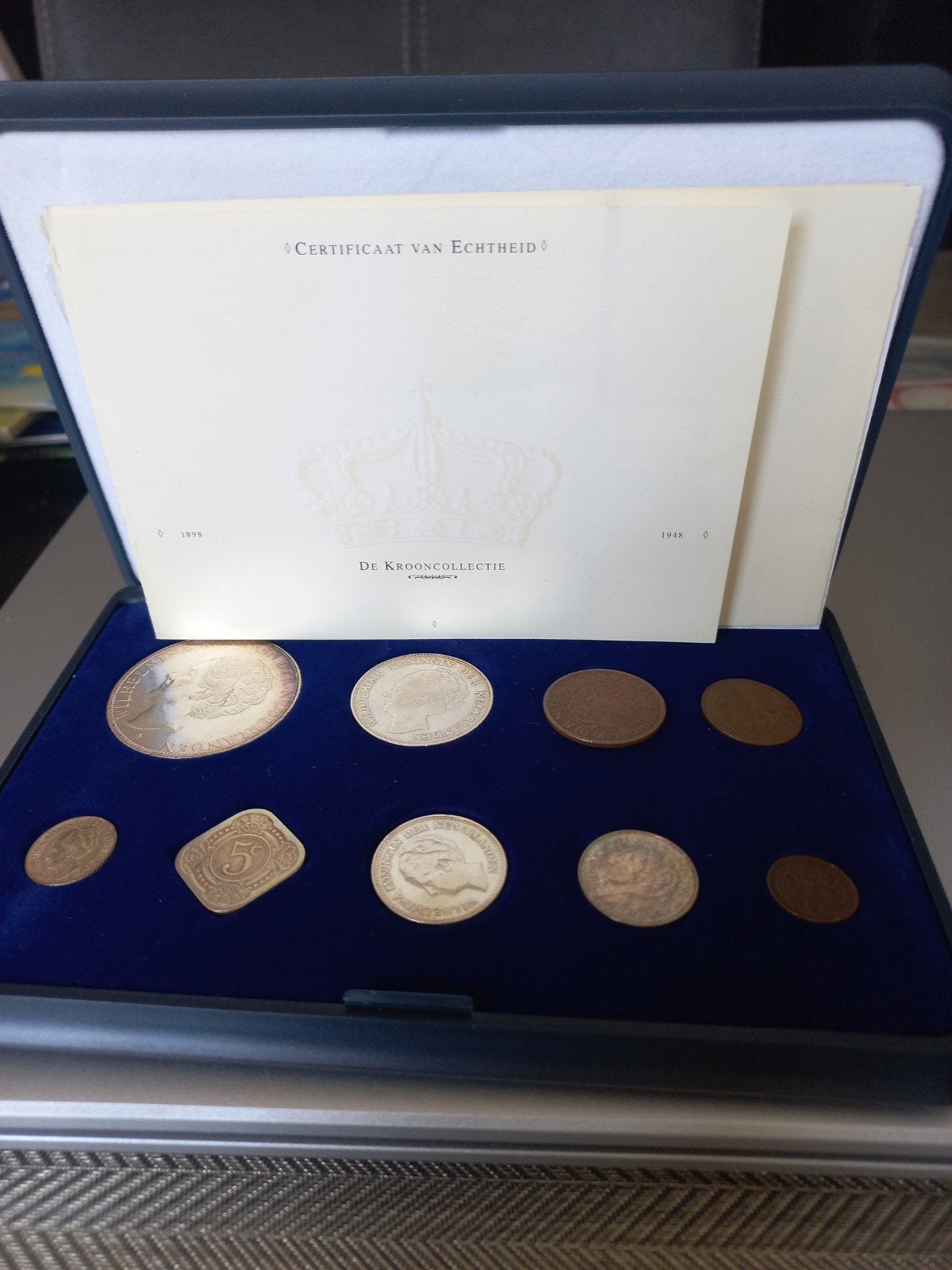 De Krooncollectie: Munten Koningin Wilhelmina (1898-1948), Setje, Zilver, Koningin Wilhelmina, Overige waardes