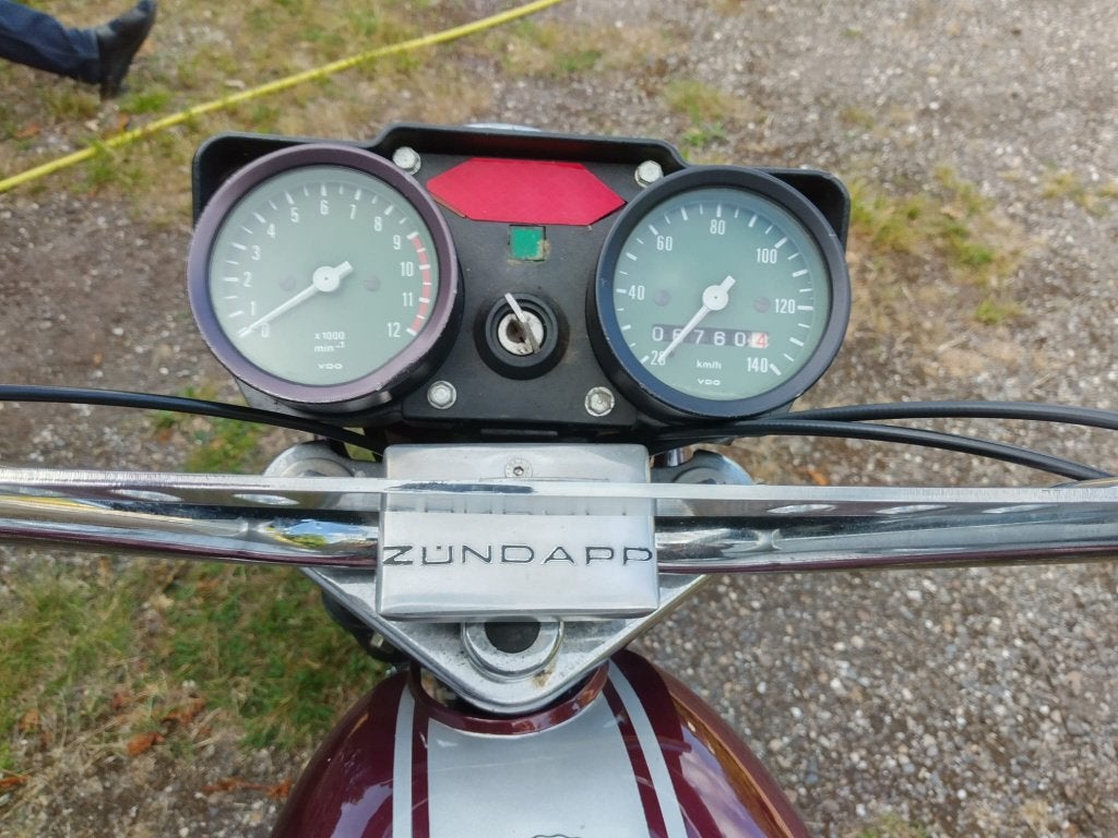 Zündapp 529, Fietsen en Brommers, Brommers | Zundapp, Ophalen, Overige modellen, Maximaal 45 km/u, Zo goed als nieuw