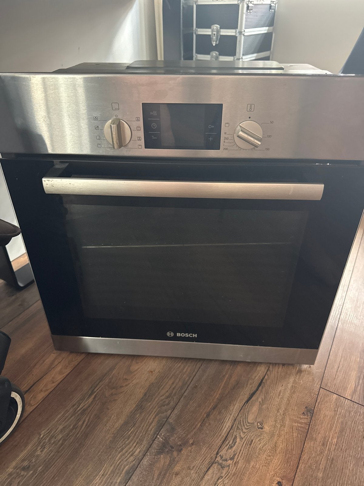 Bosch Inbouw Oven - Zilver/Zwart, Ophalen, Gebruikt, Oven, Bosch