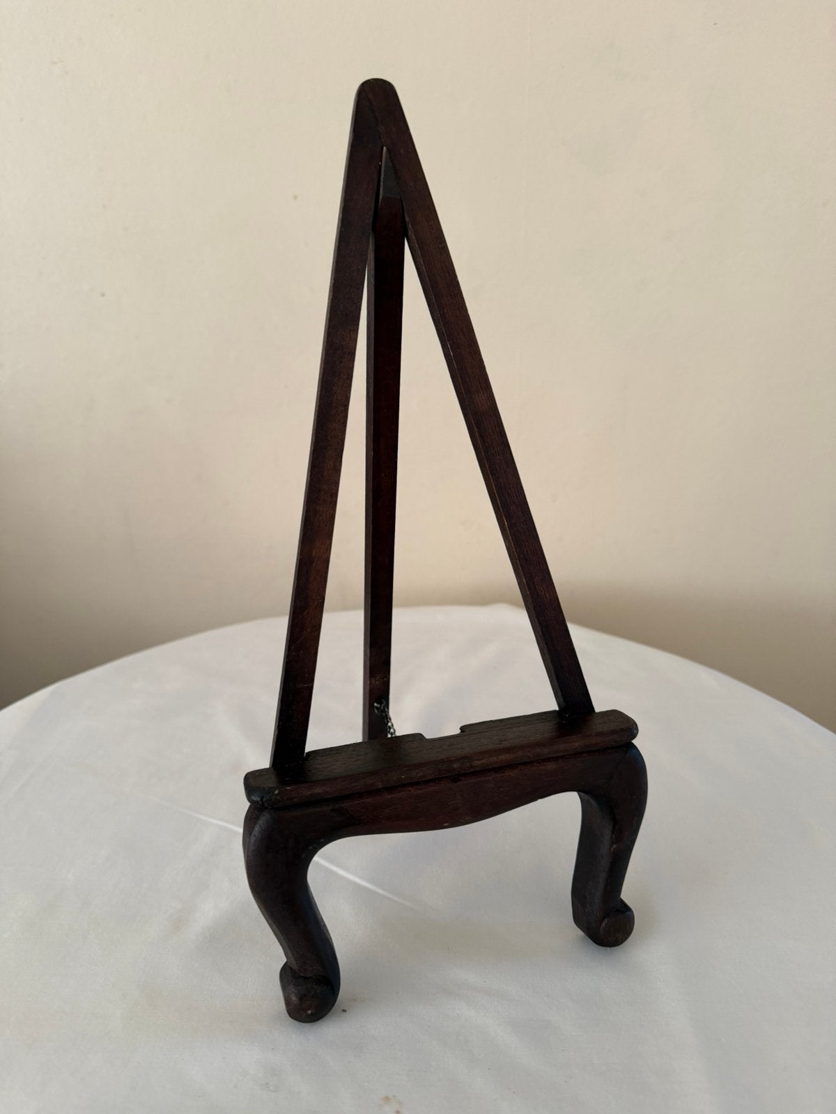 Vintage houten standaard voor schilderij, Antiek en Kunst, Ophalen of Verzenden