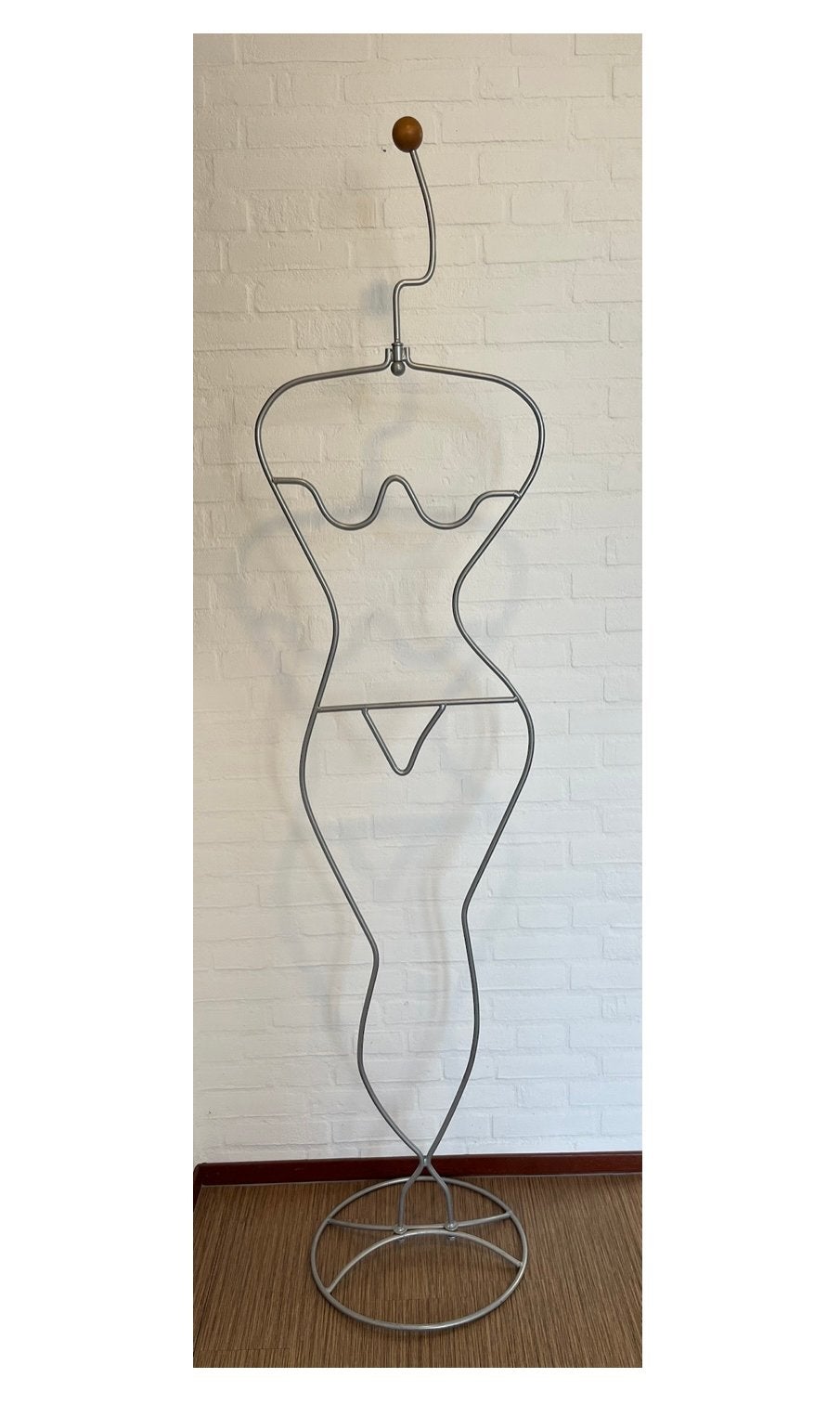 Vintage IKEA Häpen dressgirl (Ehlén Johansson), Ophalen, Gebruikt, Grijs, Metaal