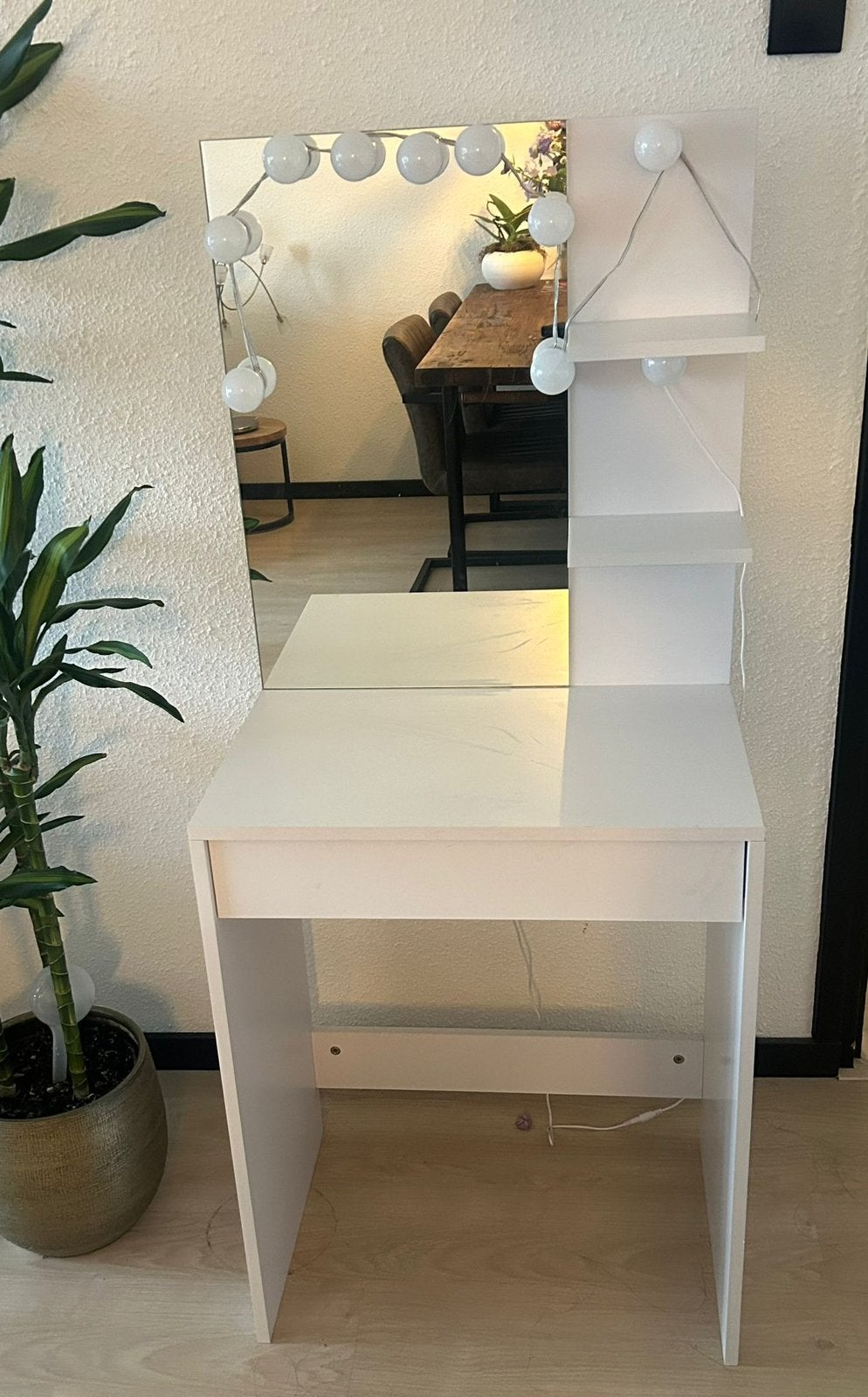 Mooie make-up tafel, Ophalen, Zo goed als nieuw, 50 tot 100 cm, Minder dan 100 cm