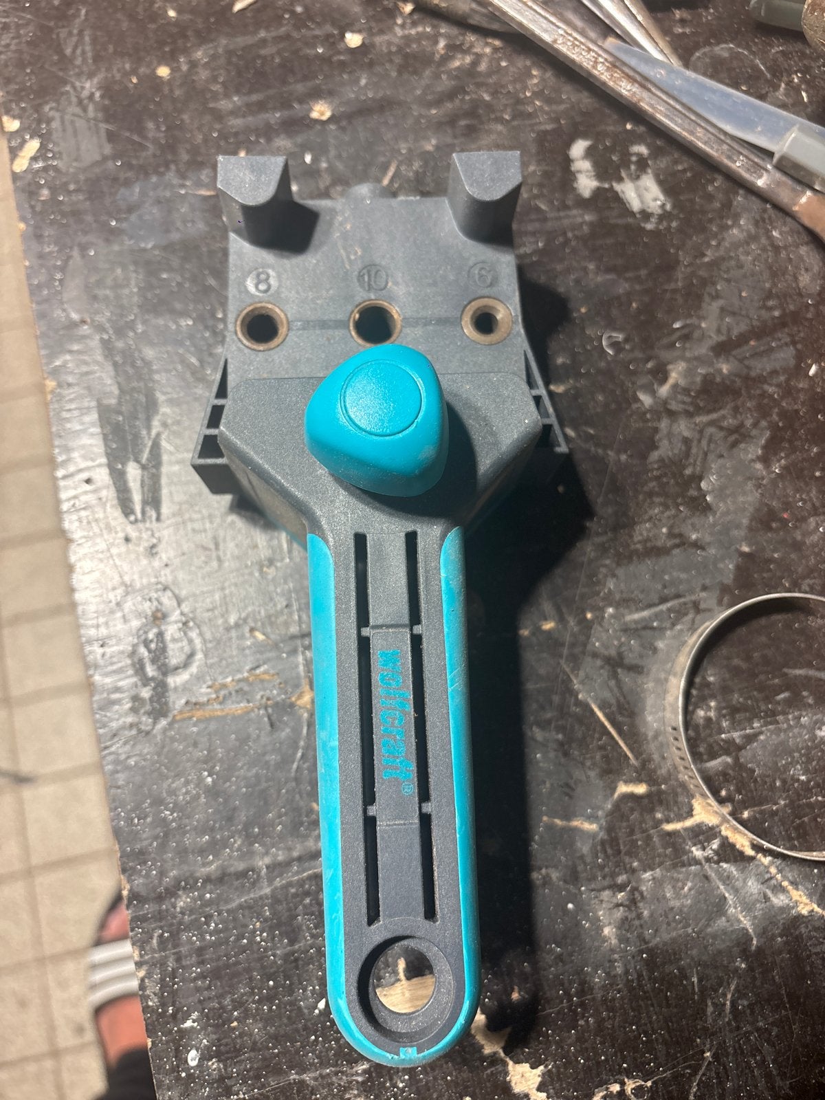 Wolfcraft Undercover Jig Boormal - Nieuwstaat, Ophalen of Verzenden, Zo goed als nieuw, Overige typen, Overige merken