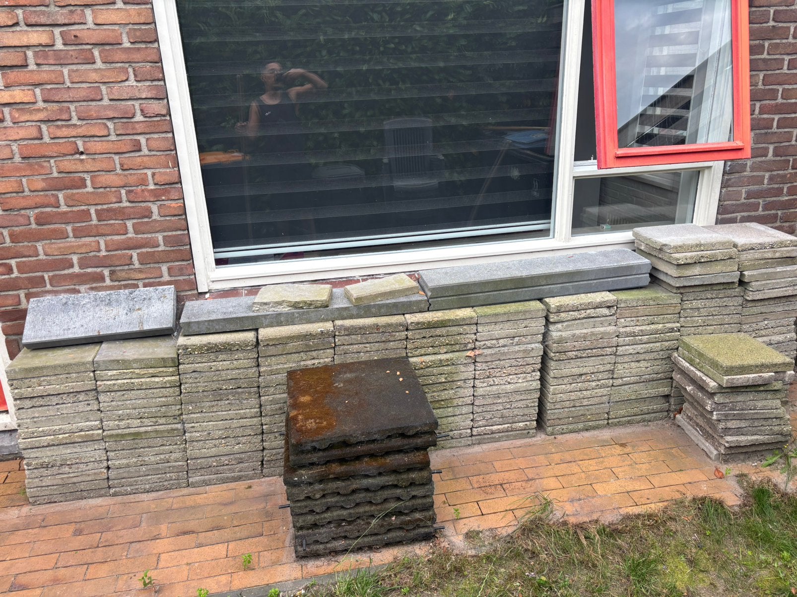 Tegels gratis, Tuin en Terras, Ophalen of Verzenden, Zo goed als nieuw, Overige materialen