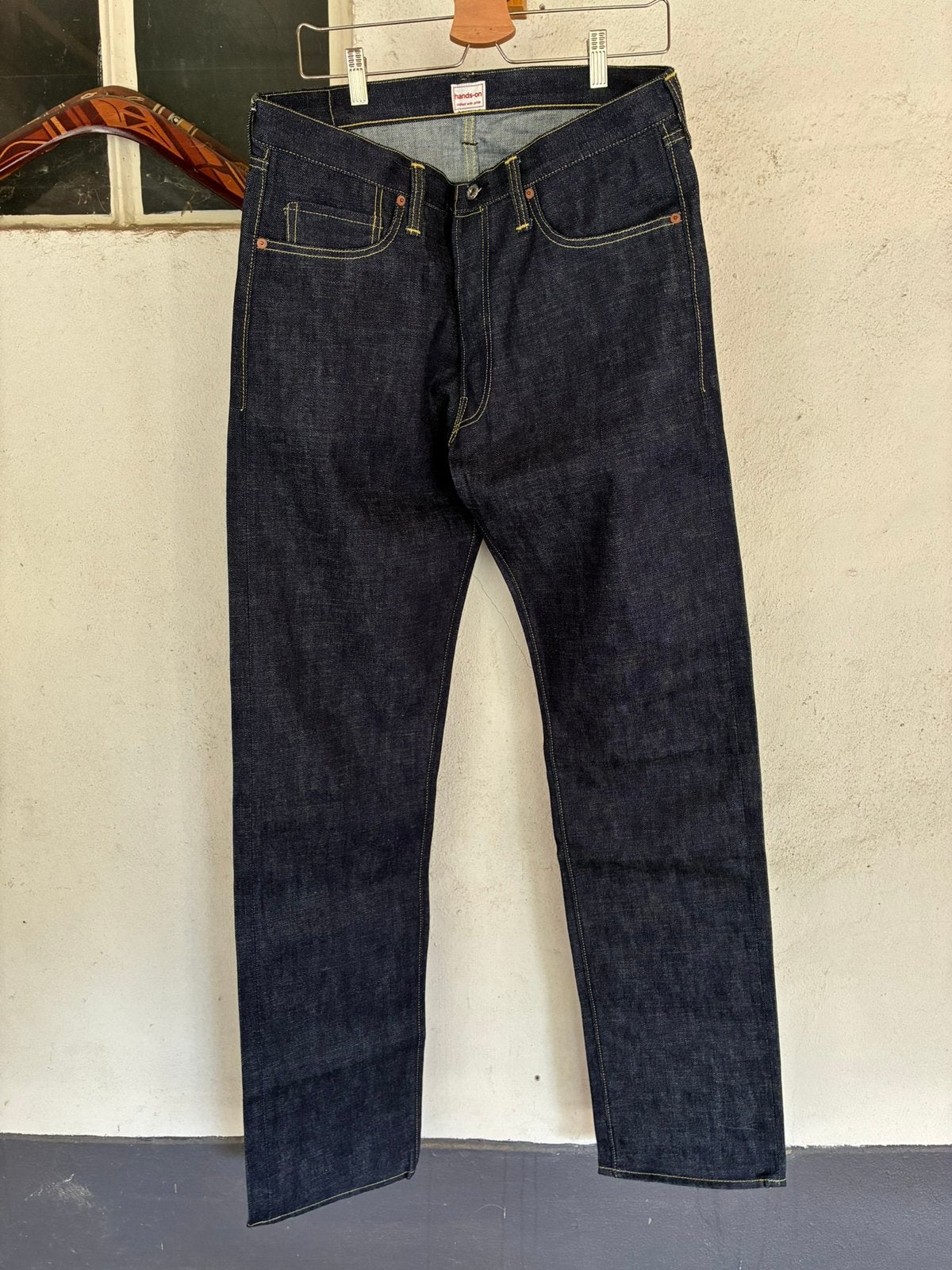 Hands-on S76 – 1966 Type Selvedge Jeans, Kleding | Heren, Ophalen of Verzenden, Nieuw, Blauw, W36 - W38 (confectie 52/54)