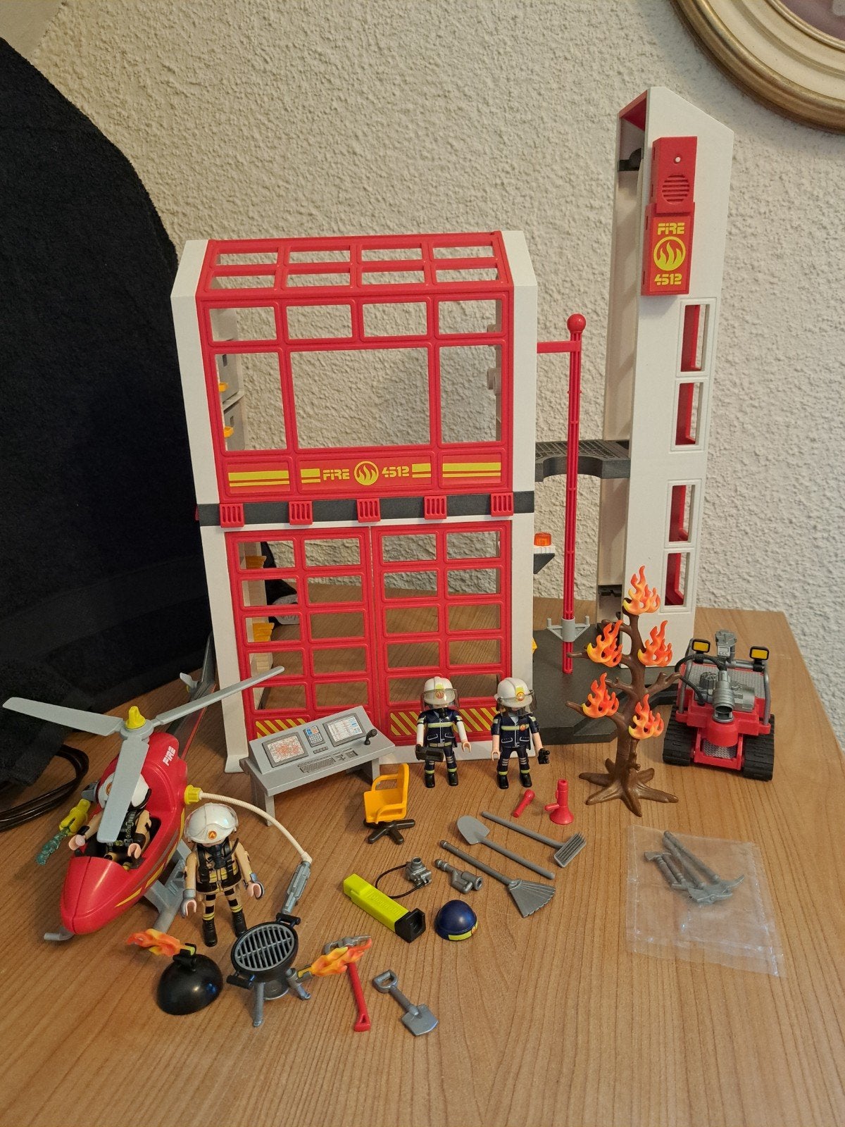 playmobil brandweer kazerne, Ophalen of Verzenden