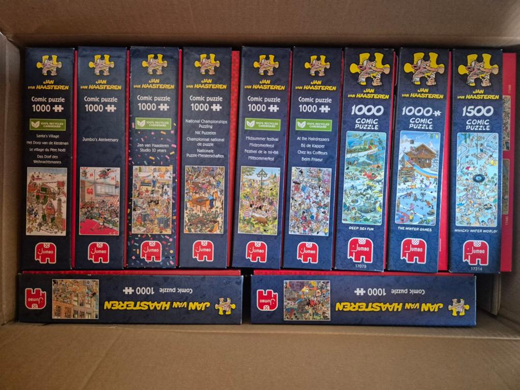 Diverse Jan van Haasteren puzzels (zie lijst), Ophalen of Verzenden, 500 t/m 1500 stukjes, Nieuw, Legpuzzel
