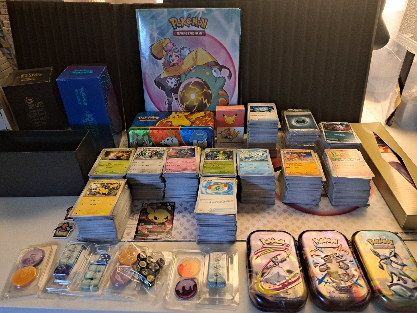 Grote collectie Pokémon kaarten bulk, Ophalen of Verzenden