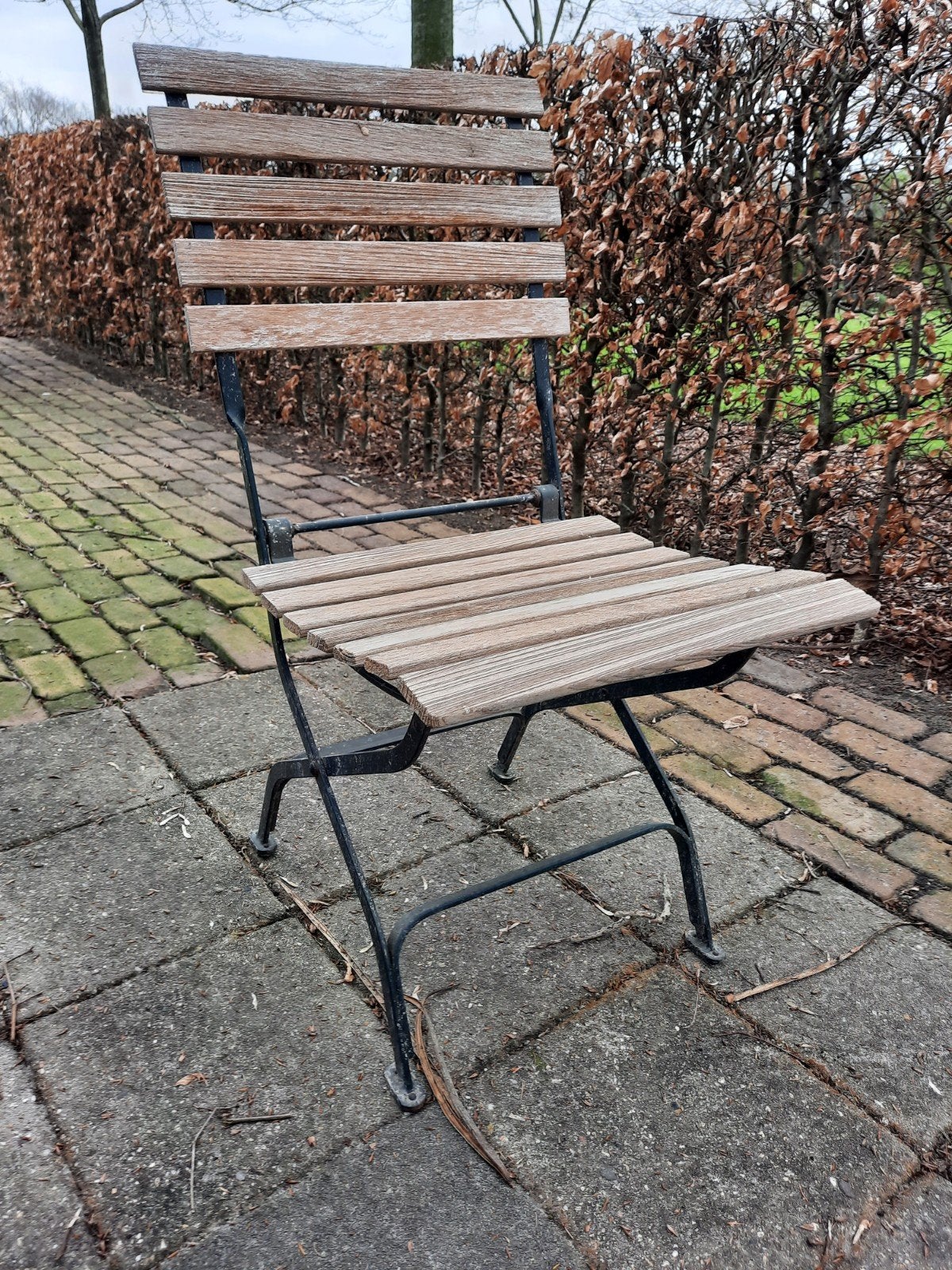 tuinstoel, Ophalen
