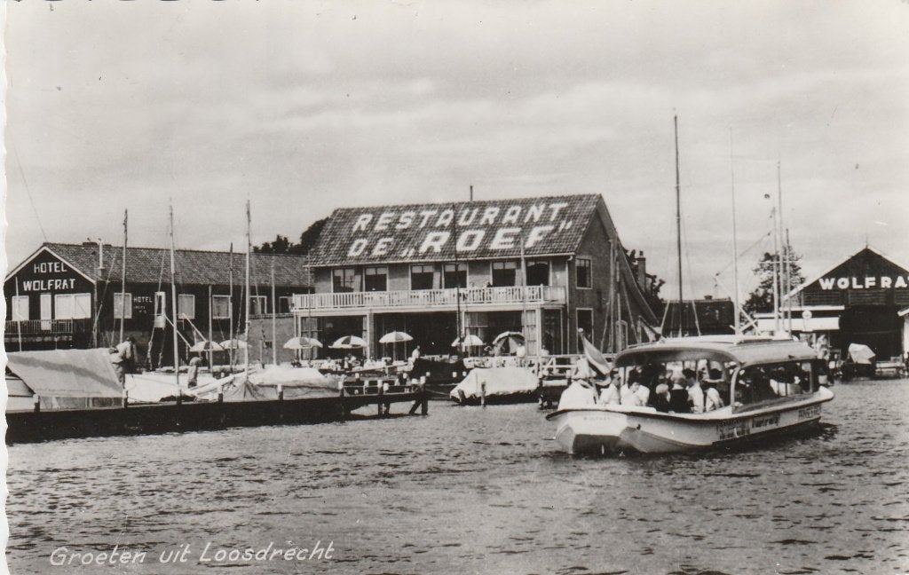 loosdrecht- jachthaven wolfrat, Ophalen of Verzenden, 1940 tot 1960, Noord-Holland