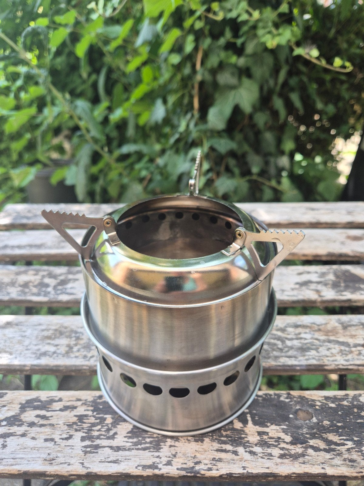 Bushcraft/ camping kooktoestel vuur - Lichtgewicht, compact, Ophalen of Verzenden, Gebruikt